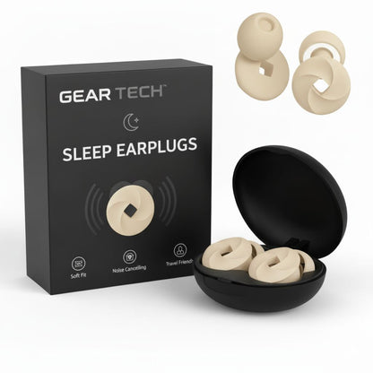Ortekor ComfortNest | Ear Plugs for Sleep with 33 dB Noise Reduction | Soft Silicone Design for All-Night Comfort