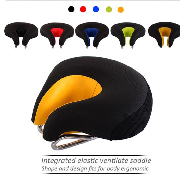 Noseless Bicycle Seat Cushion with Plush Foam Padding | Split-Design Bike Saddle for Pressure-Free Riding & Shock Absorption | Universal