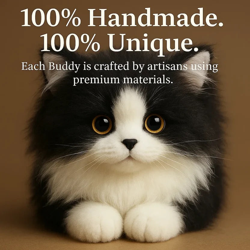 Comfort Companion | Realistic Plush Cat Stuffed Animal with Soft Texture | Ideal for Relaxation and Comfort