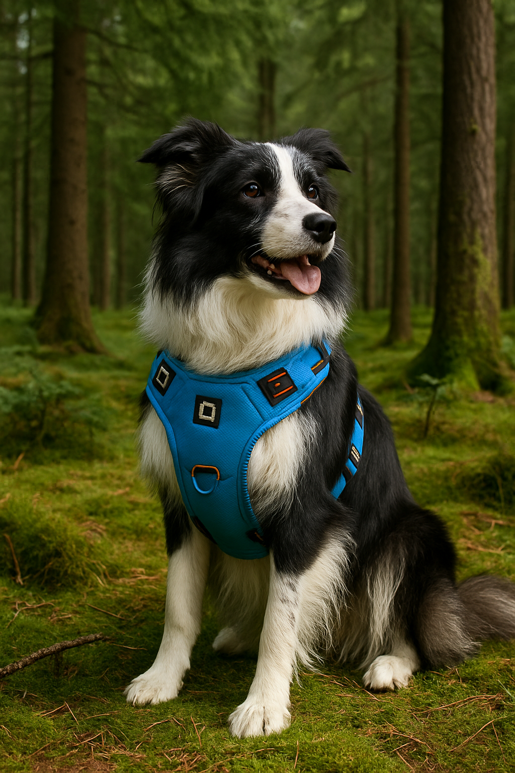 Dog Harness with Handle, No Pull Dog Harness for Large Dogs, Adjustable Front Clip Dog Harness Vest for Small Dogs