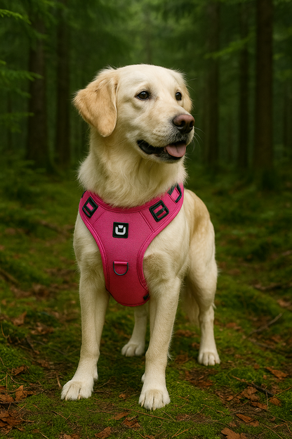 Dog Harness with Handle, No Pull Dog Harness for Large Dogs, Adjustable Front Clip Dog Harness Vest for Small Dogs