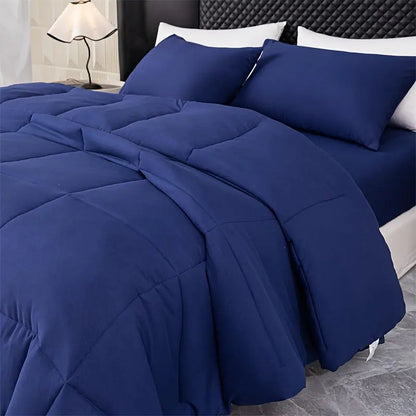 Ortekor Comfort Haven | Lightweight Reversible Comforter with Diagonal Weave Design | All-Season Bedding Set for Cozy Sleep