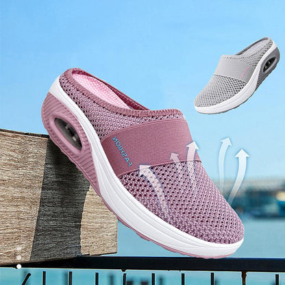Mens Slippers, Womens Slippers with Arch Support and Air Cushion, Comfortable Slippers with Non Slip Sole