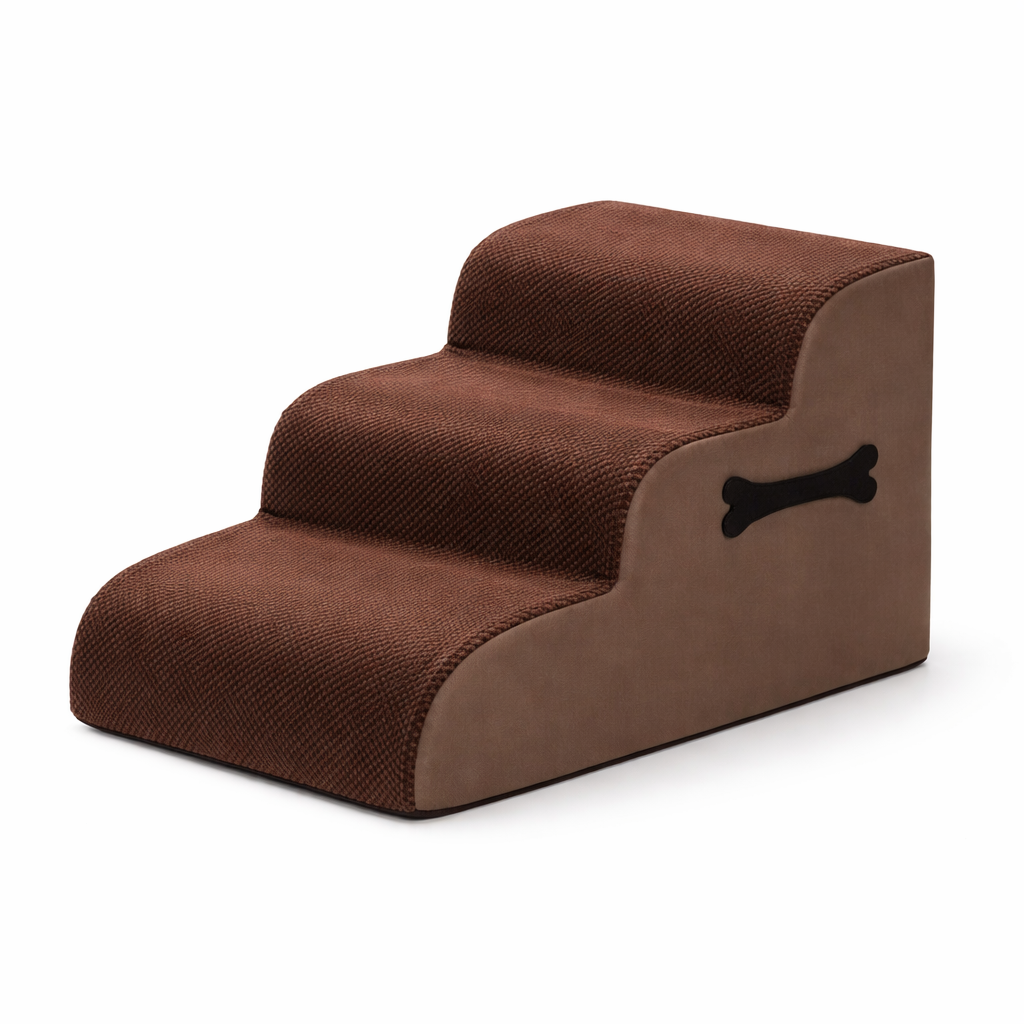 Comfort Steps | Dog Stairs for Bed with Gentle Ramp Design | Non-Slip Pet Steps for Joint Support