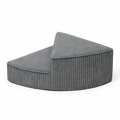 Dog Steps for Bed and Couch, Non Slip Orthopedic Foam Pet Steps with Washable Cover, Bed Stairs for Dogs and Pet Stairs for Senior Pets