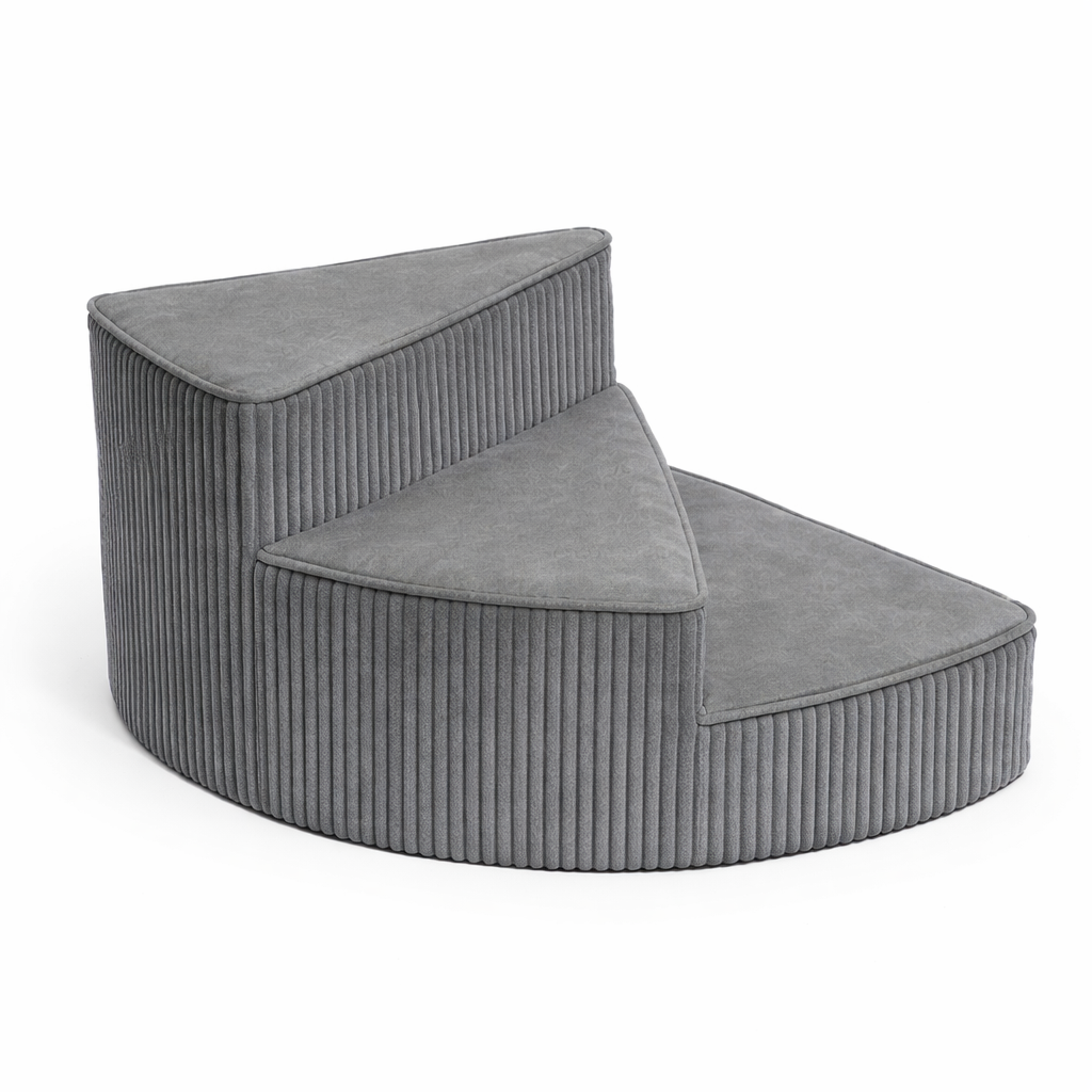 Pet Ramp Stairs for Dogs – Foam Step System with Non-Slip Surface for Senior & Small Breeds | Bed & Couch Access | Space-Efficient Spiral