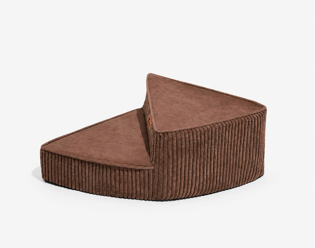 Dog Bed Stairs for Senior Dogs, Dog Stairs for Bed and Couch with Non Slip Bottom and Washable Cover, Foam Pet Stairs Dog Steps