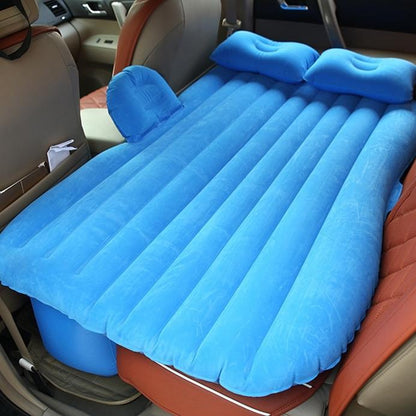 Comfort Travel | Car Air Mattress with Electric Pump & Foldable Design | Inflatable Bed for Camping and Road Trips