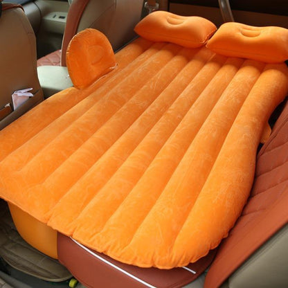 Comfort Travel | Car Air Mattress with Electric Pump & Foldable Design | Inflatable Bed for Camping and Road Trips