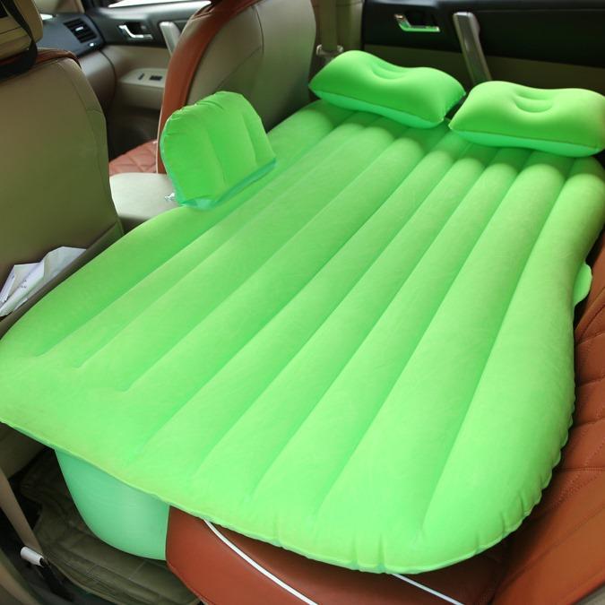 Comfort Travel | Car Air Mattress with Electric Pump & Foldable Design | Inflatable Bed for Camping and Road Trips