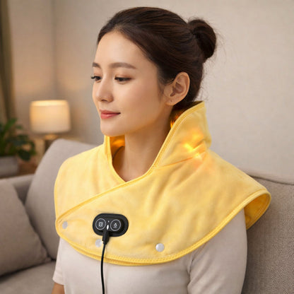 Comfort Wrap | Electric Neck Heating Pad with Vibration Massage | Versatile Relief for Neck and Shoulders