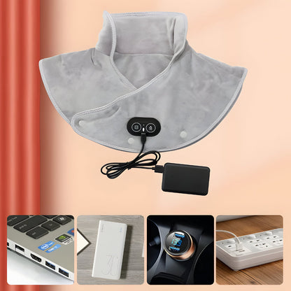 Comfort Wrap | Electric Neck Heating Pad with Vibration Massage | Versatile Relief for Neck and Shoulders