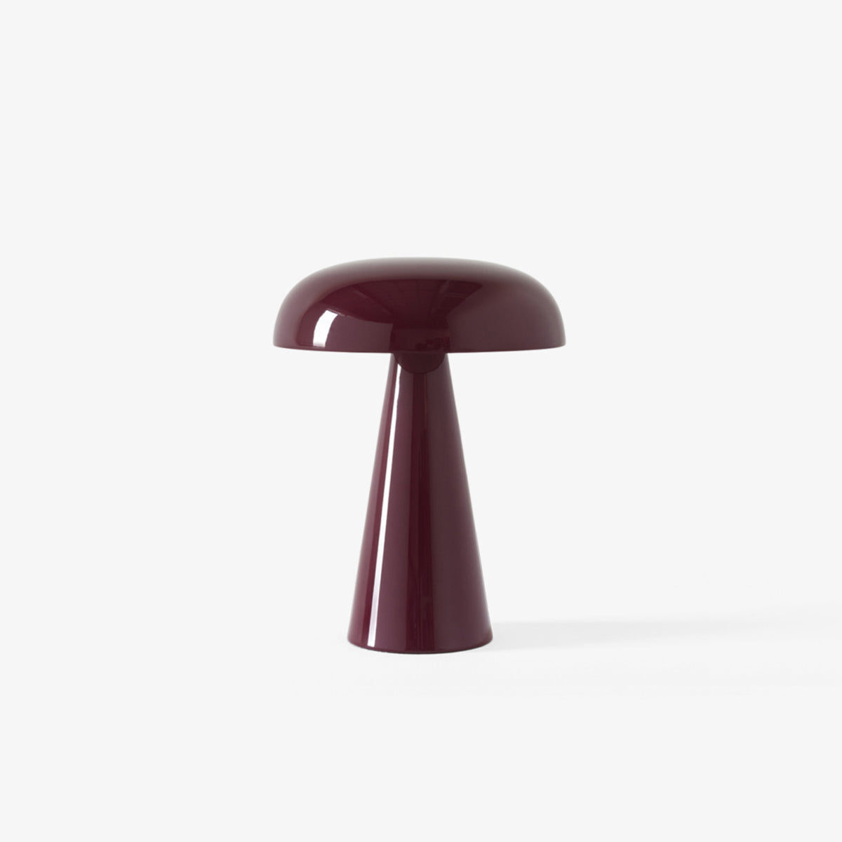 Compact Mushroom Desk Lamp with USB Port 6×8 in Touch Control Dimmable LED Metal Bedside Light for Home Office Reading Nightstand Ambient Li