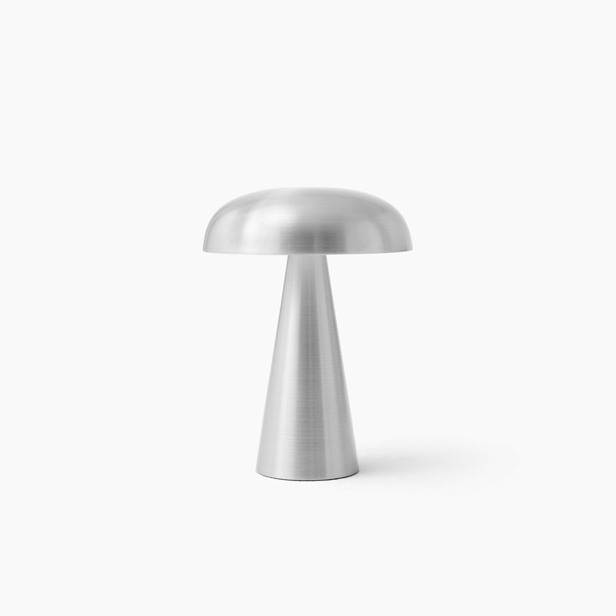 Compact Mushroom Desk Lamp with USB Port 6×8 in Touch Control Dimmable LED Metal Bedside Light for Home Office Reading Nightstand Ambient Li