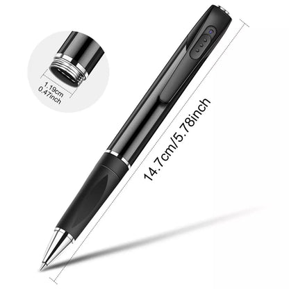 Voice Recorder Pen, Audio Recorder with HD Video and Photo Capture, Mini Camera Pen for Meetings and Personal Security