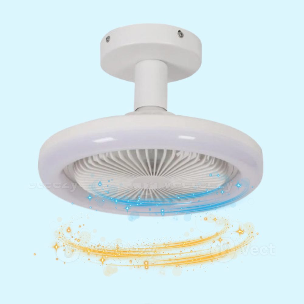 Compact Flush Mount Ceiling Fan with LED Lights | Space-Saving Design for Small Rooms