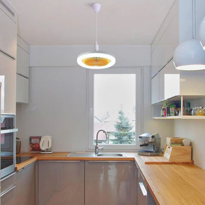 Compact Flush Mount Ceiling Fan with LED Lights | Space-Saving Design for Small Rooms