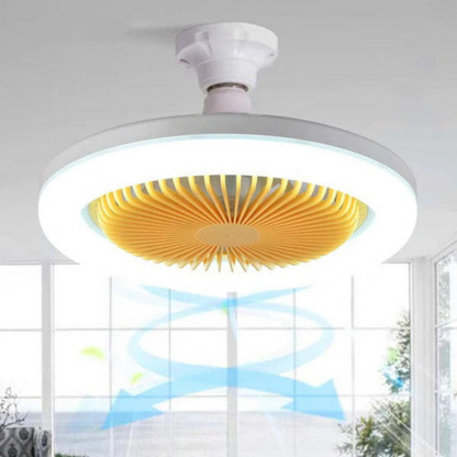 Compact Flush Mount Ceiling Fan with LED Lights | Space-Saving Design for Small Rooms