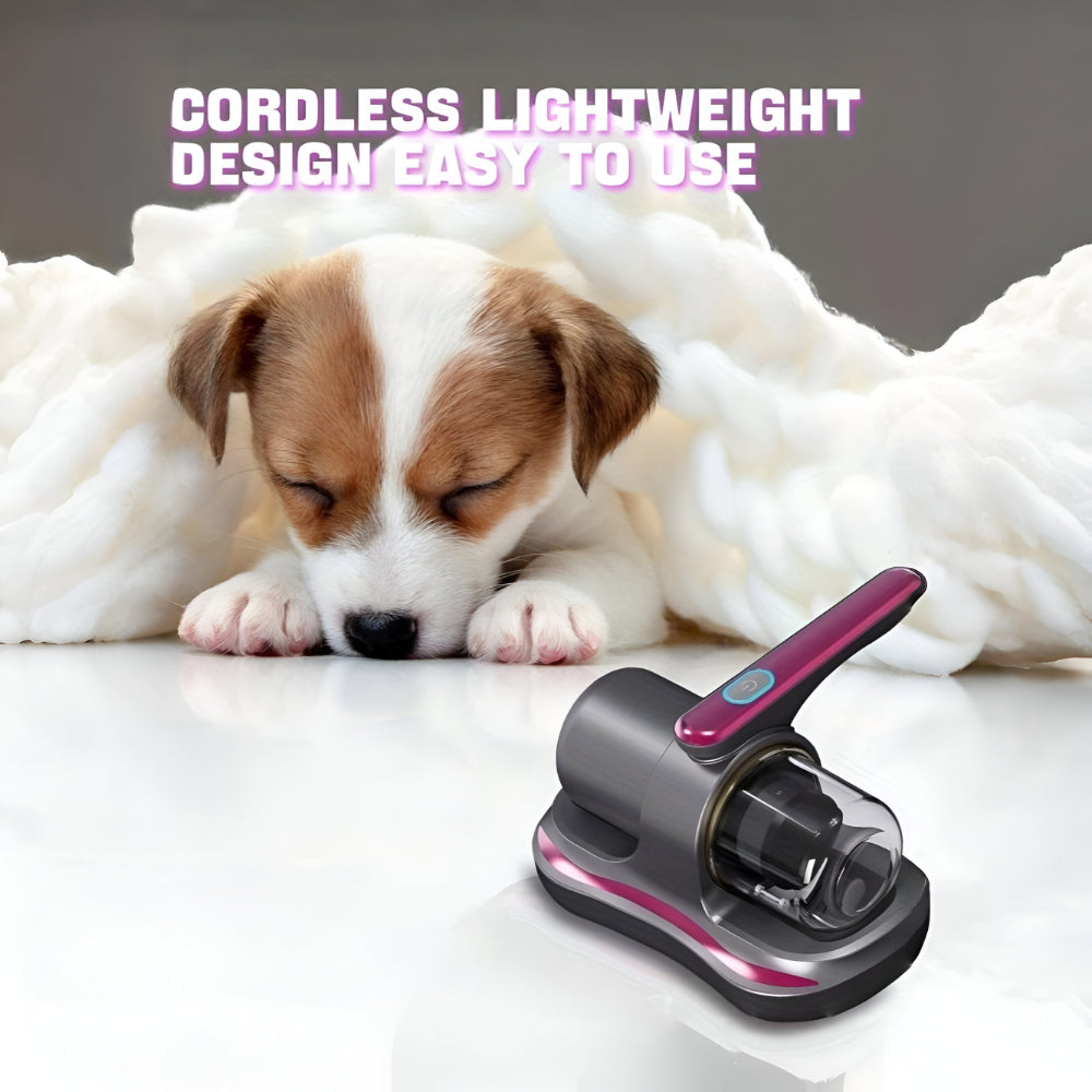 Compact Handheld Vacuum Cleaner for Mattresses with Cordless Design | Lightweight Dust Remover for Quick Cleaning