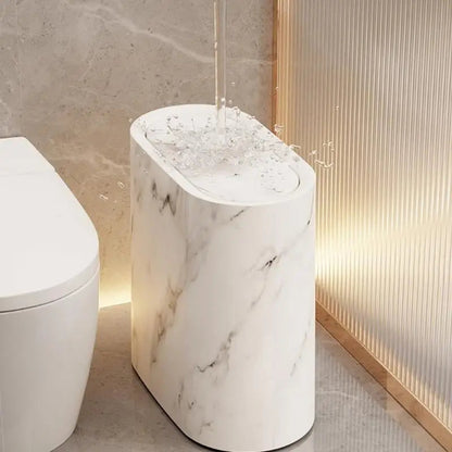 Compact Kitchen Trash Can | Odor-Trapping Lid & Space-Saving Design for Clean Living