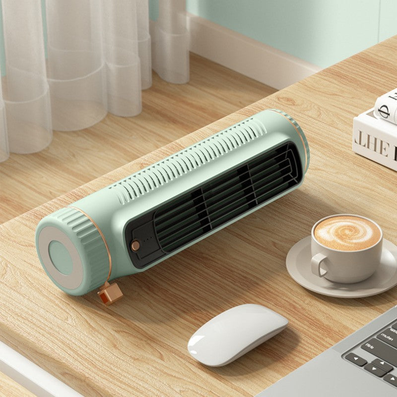 Portable Fan, Quiet Battery Operated Fan, Mini Desk Fan for Personal Cooling and Air Circulation