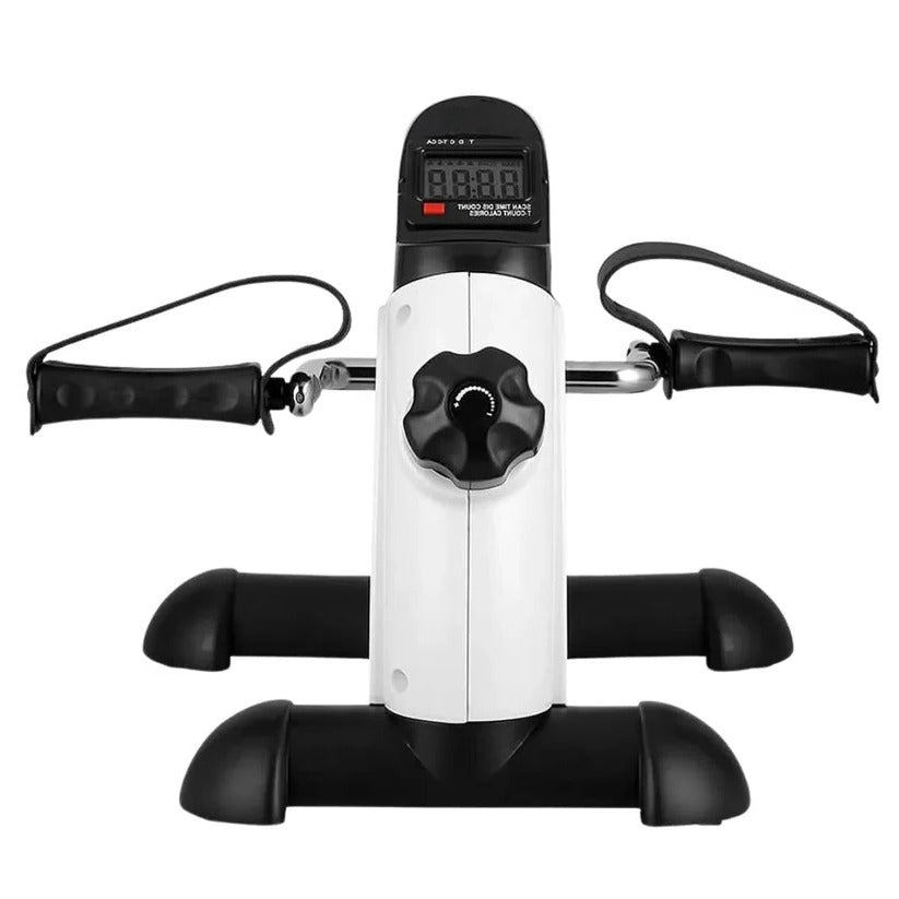 Compact Pedal Exerciser | Adjustable Resistance with LCD Display for Home and Office Fitness