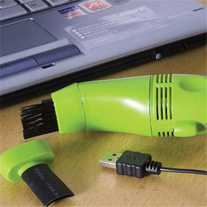 Compact USB Vacuum Cleaner for Keyboards & Electronics with Built-in Lighting | Multi-Use Design for Effective Dust Removal