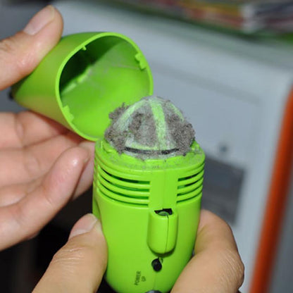Compact USB Vacuum Cleaner for Keyboards & Electronics with Built-in Lighting | Multi-Use Design for Effective Dust Removal