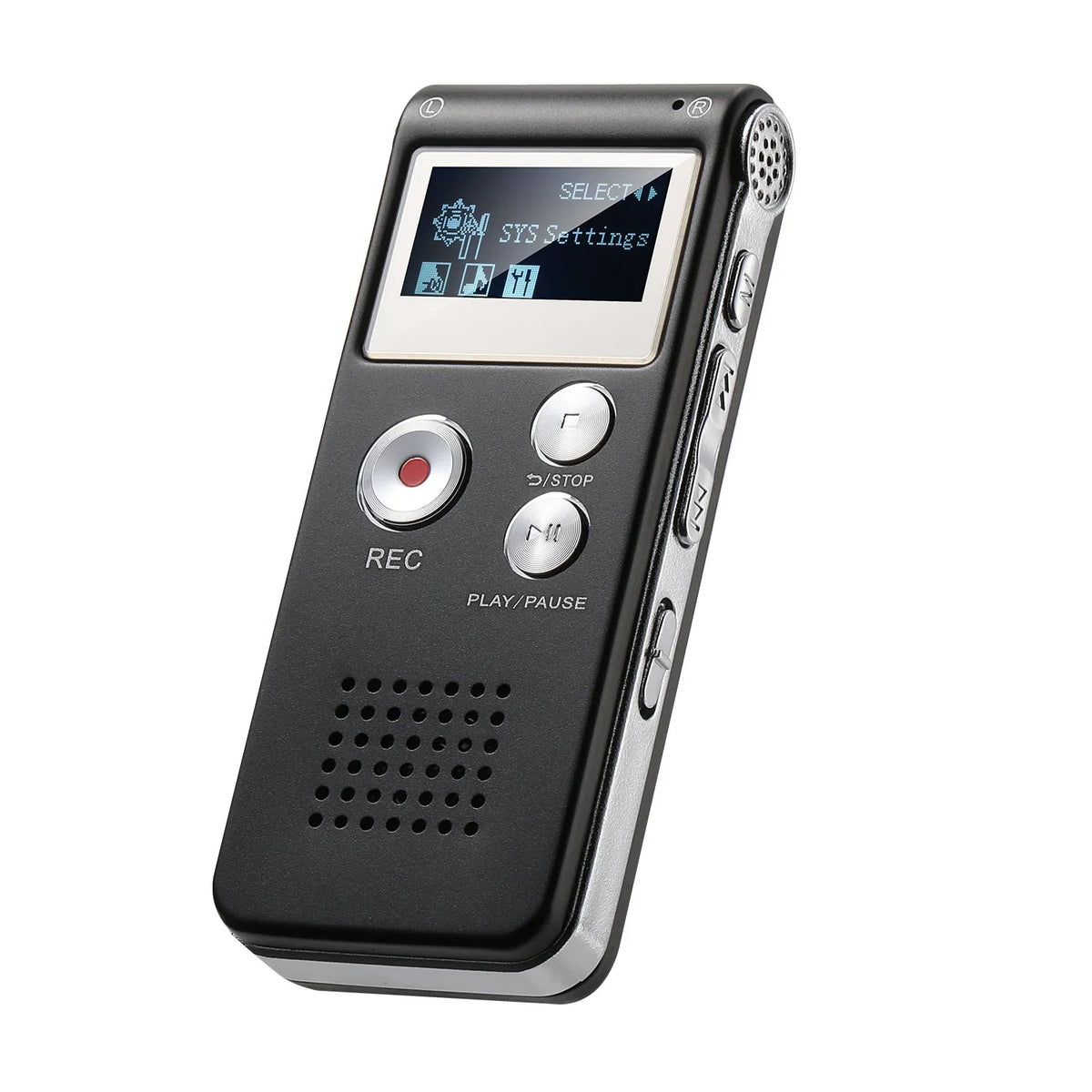 Compact Voice Recorder | Voice Activated Audio Recorder with High-Quality Capture | Portable Device for Efficient Sound Recording