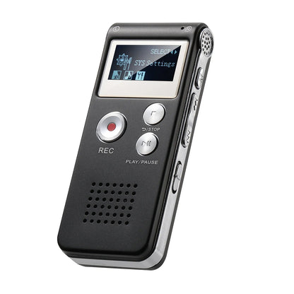 Compact Voice Recorder | Voice Activated Audio Recorder with High-Quality Capture | Portable Device for Efficient Sound Recording