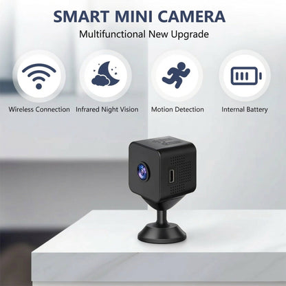Compact Wireless Camera | Night Vision & Motion Sensor for Home Security