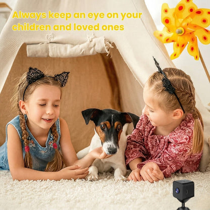 Compact Wireless Camera | Night Vision & Motion Sensor for Home Security