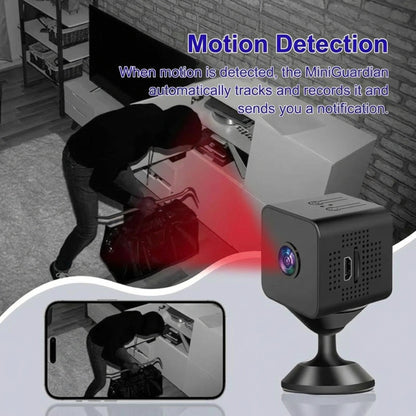 Compact Wireless Camera | Night Vision & Motion Sensor for Home Security