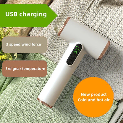 Cordless Hair Styler, Portable Blow Dryer with Hot and Cold Air, Travel Hair Dryer, Quiet Hair Styling Tool
