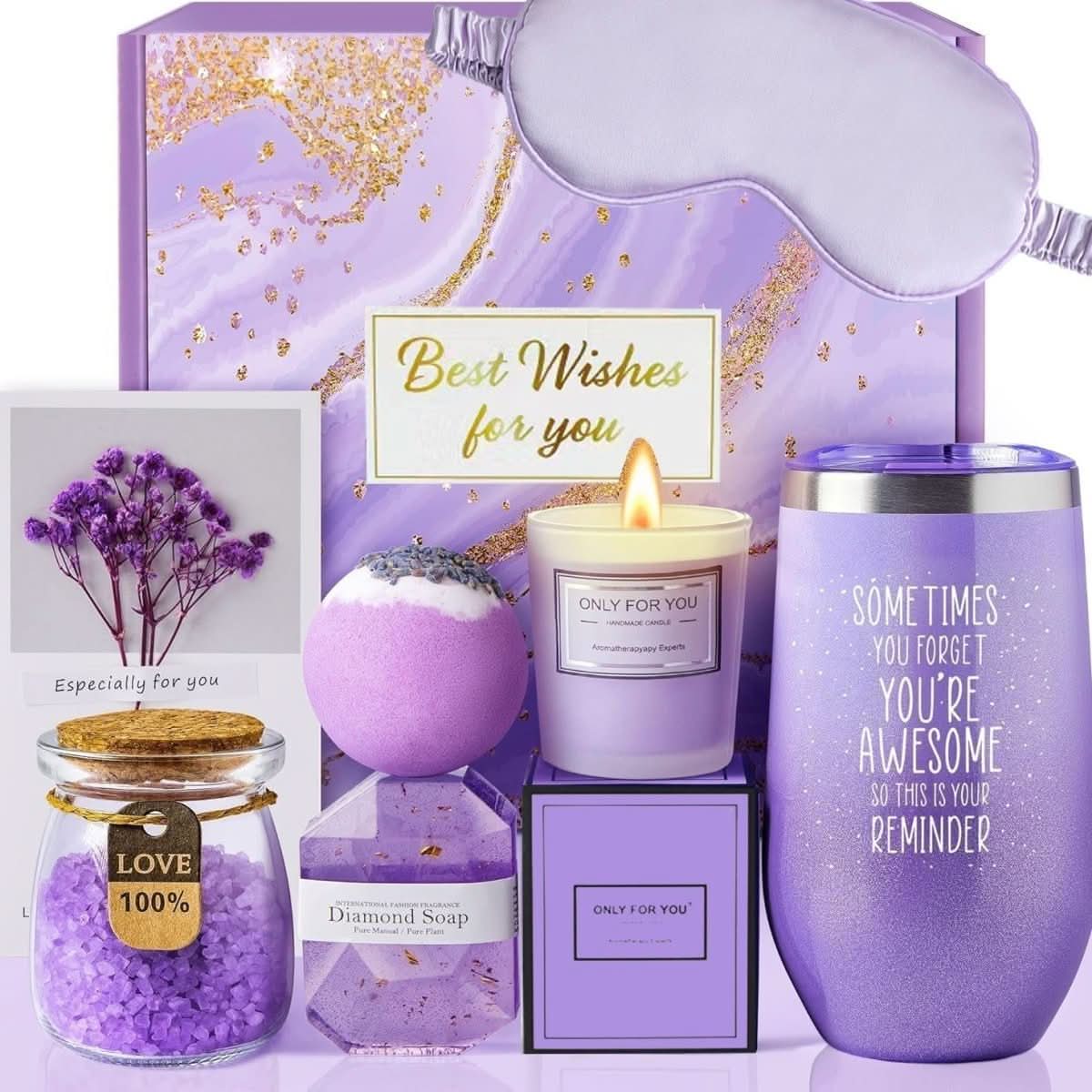 BLOOMBAT – Luxury Spa Gift Set for Relaxation and Self-Care
