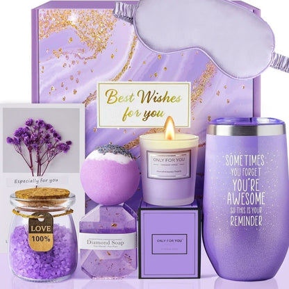 BLOOMBAT – Luxury Spa Gift Set for Relaxation and Self-Care