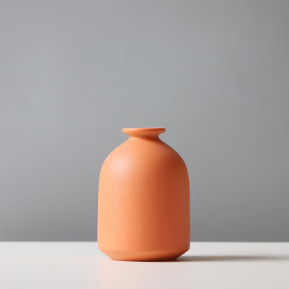 Contemporary Ceramic Vase with Matte Finish – Handmade Pottery for Modern Decor