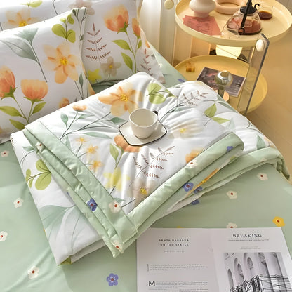 Cooling Blanket | Lightweight Cotton Blanket with Breathable Fabric | Comfortable Sleep for Hot Sleepers