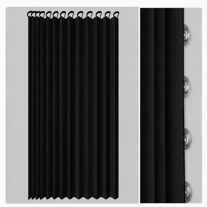 CURVASHIELD – Foldable Magnetic Accordion Shower Curtain Waterproof Design