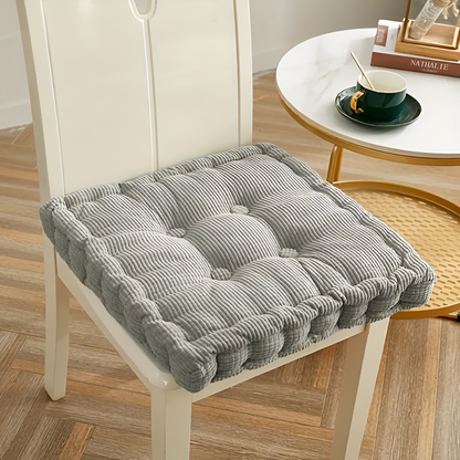 Cora Dining Chair Cushions - Soft Corduroy, Stackable Design