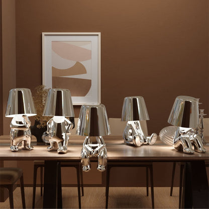 Cordless Table Lamp with Dimmable LED Light – 6,69 inches Height, Perfect for Bedside or Desk