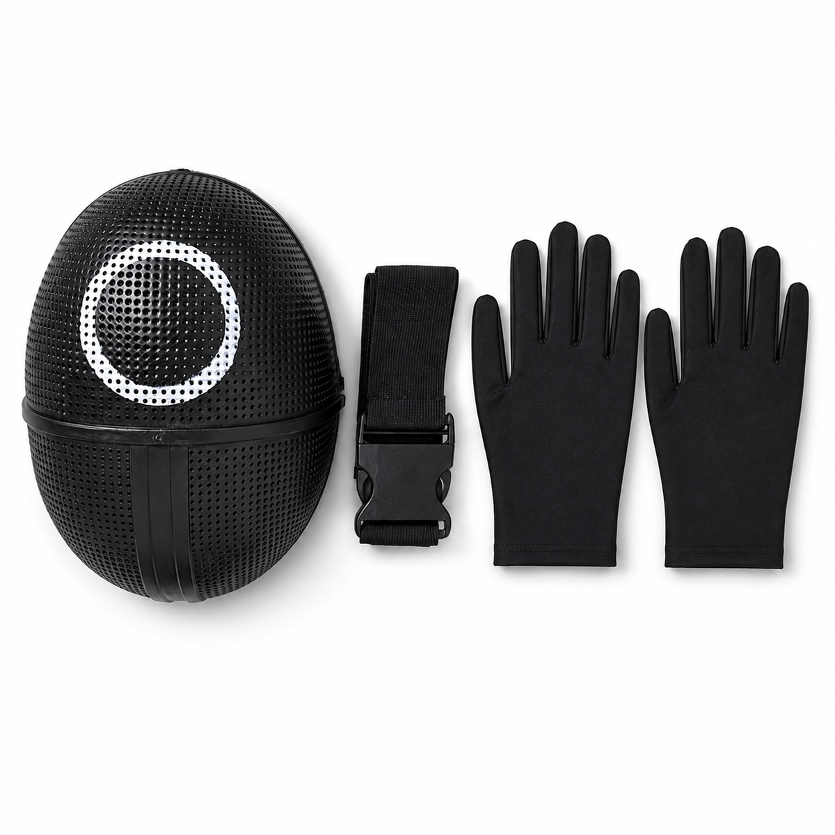 Festive Costume Collection | Halloween Jumpsuit Costume with Mask & Belt | Complete Outfit for Themed Parties
