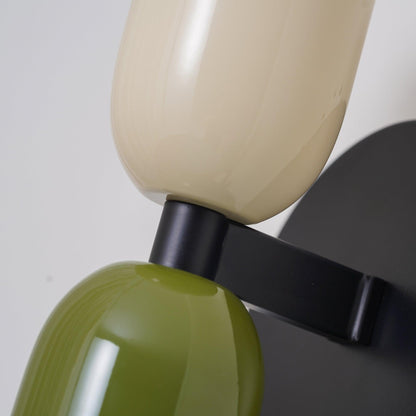 LED Wall Light Metal Sconce 10 inch Vertical Horizontal Mount Bedroom Hallway Living Room Indoor Ambient Up Down Lighting Fixture Black Beig