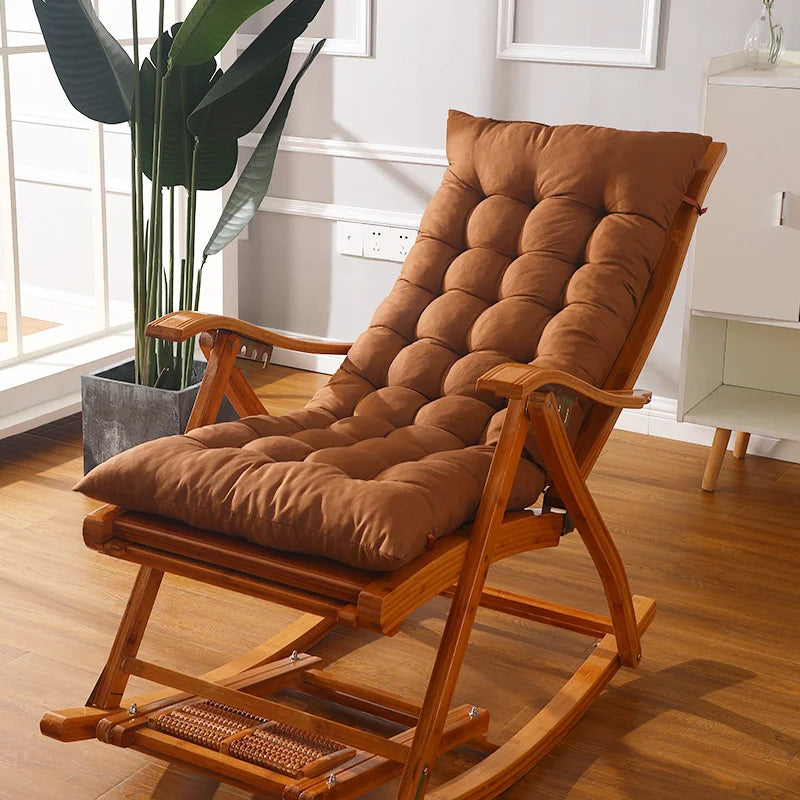 CozyRock | Ergonomic Cushion for Rocking Chairs with Contoured Padding | Stylish Design for Ultimate Comfort