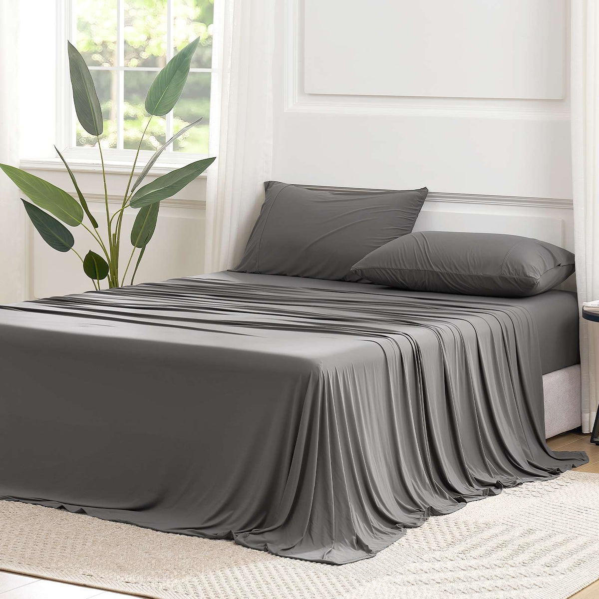 Cozy Bliss | Bedding Set with Performance Cooling Sheets & Deep-Pocket Design | Breathable Comfort for Hot Sleepers