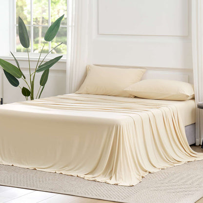 Cozy Bliss | Bedding Set with Performance Cooling Sheets & Deep-Pocket Design | Breathable Comfort for Hot Sleepers
