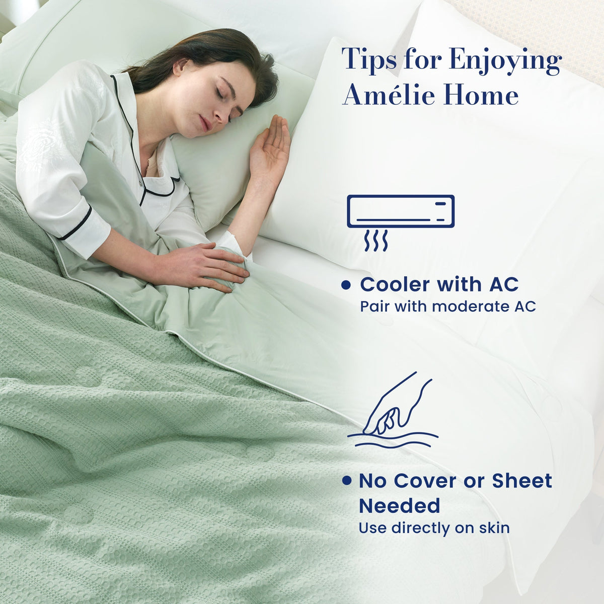Cozy Bliss | Comforter with Natural Fiber Waffle Design | Lightweight & Eco-Friendly Bedding for Hot Sleepers