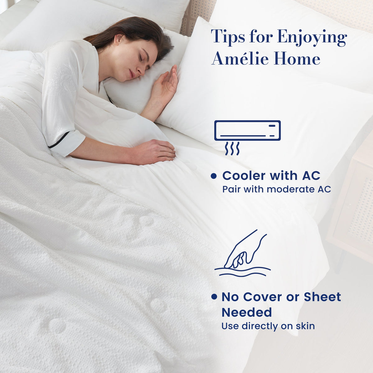 Cozy Bliss | Comforter with Natural Fiber Waffle Design | Lightweight & Eco-Friendly Bedding for Hot Sleepers