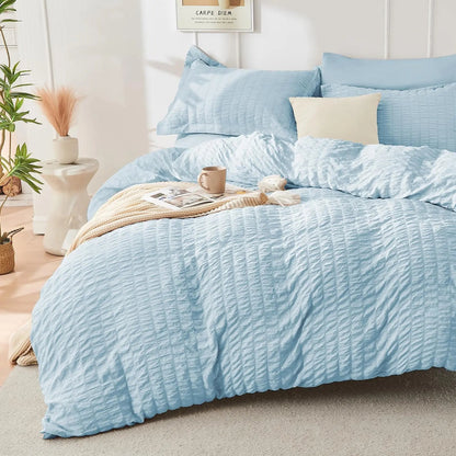 Cozy Home | Microfiber Duvet Cover Set with Zipper Closure & Corner Ties | Soft Breathable Bedding for Comfortable Sleep