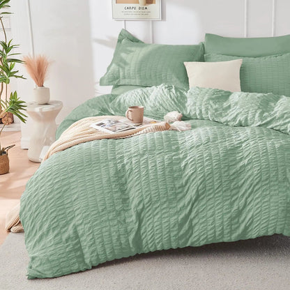 Cozy Home | Microfiber Duvet Cover Set with Zipper Closure & Corner Ties | Soft Breathable Bedding for Comfortable Sleep